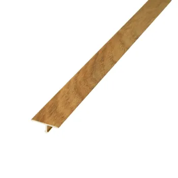 Изображение товара Порожек Т-образный разносторонний 23х1800мм дуб медовый Русский профиль Изображение товара Порожек Т-образный разносторонний 23х1800мм дуб медовый Русский профиль