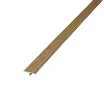 Изображение товара Порожек Т-образный разносторонний 23х1800мм дуб светлый Русский профиль Изображение товара Порожек Т-образный разносторонний 23х1800мм дуб светлый Русский профиль