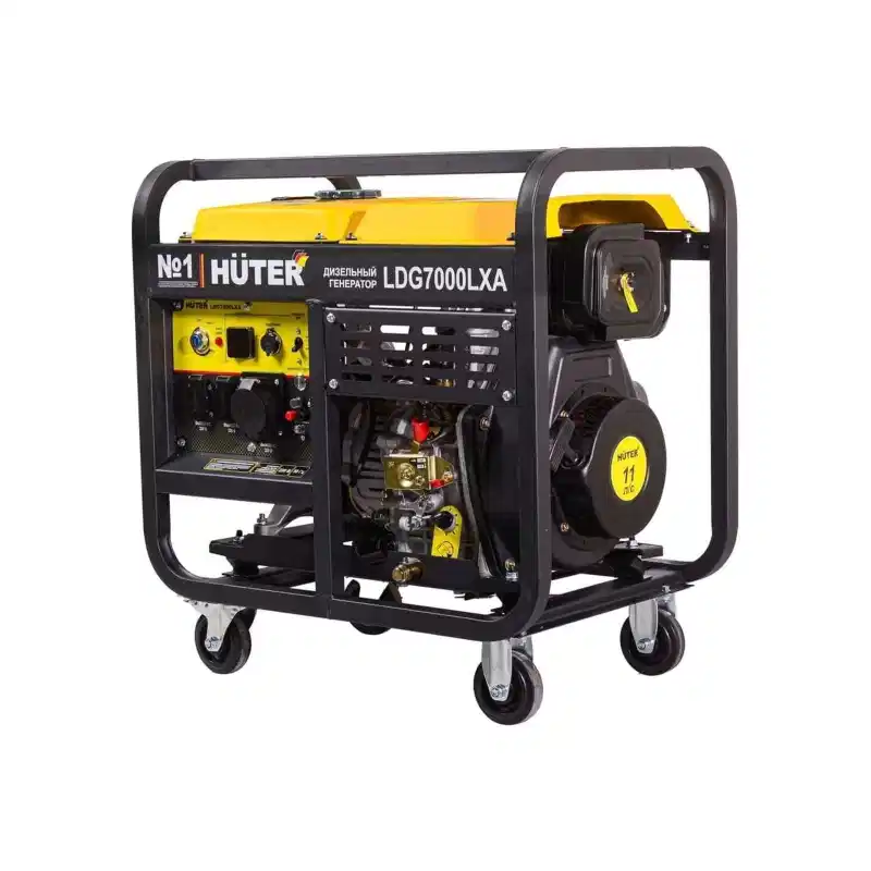 Генератор дизельный Huter LDG 7000LXA 5 кВт_1