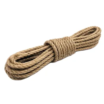 Изображение товара Джутовая веревка 8 мм 10 м для строительства и декора Изображение товара Джутовая веревка 8 мм 10 м для строительства и декора