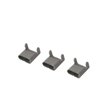 Изображение товара Скрепа для монтажной ленты TDM 100 шт из нержавеющей стали Изображение товара Скрепа для монтажной ленты TDM 100 шт из нержавеющей стали