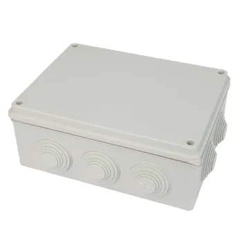 Изображение товара Коробка распределительная для открытой проводки IP55 200х150х75 мм Промрукав Изображение товара Коробка распределительная для открытой проводки IP55 200х150х75 мм Промрукав