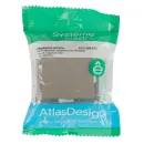 Механизм переключателя перекрестного одноклавишный AtlasDesign шампань IP20 Systeme Electric_5