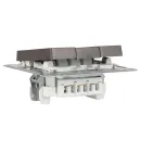 Механизм выключателя трехклавишный AtlasDesign мокко IP20 Systeme Electric_3