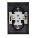 Розетка двухместная с заземлением AtlasDesign мокко IP20 Systeme Electric_3