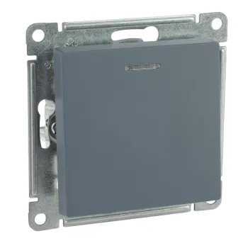 Изображение товара Механизм выключателя одноклавишный AtlasDesign Systeme Electric с подсветкой грифель Изображение товара Механизм выключателя одноклавишный AtlasDesign Systeme Electric с подсветкой грифель