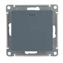Механизм выключателя одноклавишный с подсветкой AtlasDesign грифель IP20 Systeme Electric_2