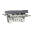 Механизм выключателя двухклавишный с подсветкой AtlasDesign грифель IP20 Systeme Electric_3