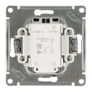 Механизм выключателя двухклавишный с подсветкой AtlasDesign грифель IP20 Systeme Electric_4