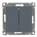 Механизм переключателя проходного двухклавишный AtlasDesign грифель IP20 Systeme Electric_2