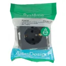 Механизм розетки с заземлением со шторками AtlasDesign грифель IP20 Systeme Electric_5