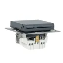 Механизм розетки с заземлением со шторками и крышкой AtlasDesign грифель IP20 Systeme Electric_4