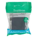 Механизм розетки с заземлением со шторками и крышкой AtlasDesign грифель IP20 Systeme Electric_6