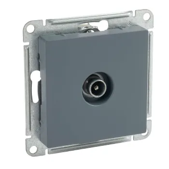 Механизм розетки ТВ проходной AtlasDesign грифель IP20 Systeme Electric