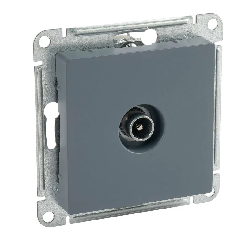 Механизм розетки ТВ проходной AtlasDesign грифель IP20 Systeme Electric_1