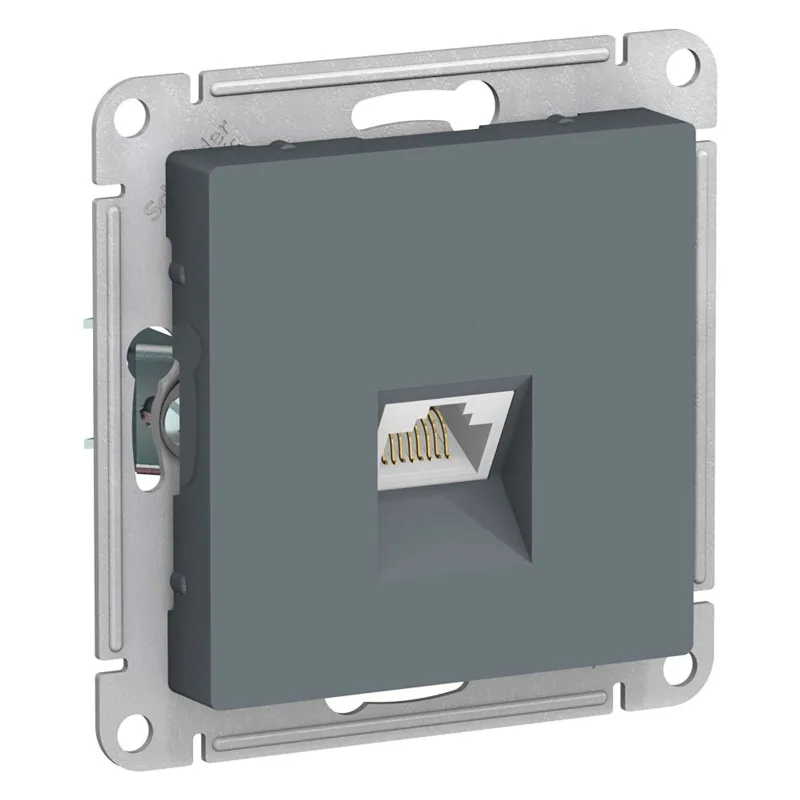 Механизм розетки компьютерной RJ45 5E AtlasDesign грифель IP20 Systeme Electric_1