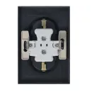 Розетка двухместная с заземлением AtlasDesign грифель IP20 Systeme Electric_2