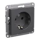 Механизм розетки с заземлением AtlasDesign базальт IP20 Systeme Electric_1
