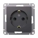 Механизм розетки с заземлением со шторками AtlasDesign базальт IP20 Systeme Electric_2