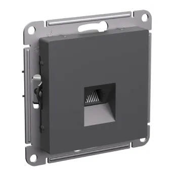 Изображение товара Механизм розетки компьютерная RJ45 5E AtlasDesign базальт IP20 Изображение товара Механизм розетки компьютерная RJ45 5E AtlasDesign базальт IP20