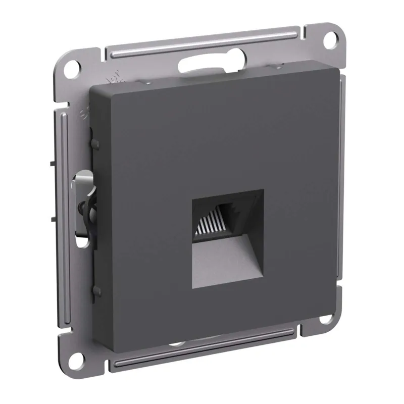 Механизм розетки компьютерная RJ45 5E AtlasDesign базальт IP20 Systeme Electric_1