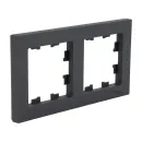 Рамка двухместная AtlasDesign базальт IP20 Systeme Electric_1