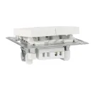 Механизм выключателя двухклавишный с подсветкой AtlasDesign лотос IP20 Systeme Electric_3