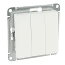 Механизм выключателя трехклавишный AtlasDesign лотос IP20 Systeme Electric_1