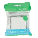 Механизм выключателя трехклавишный AtlasDesign лотос IP20 Systeme Electric_5