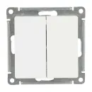 Механизм переключателя проходного двухклавишный AtlasDesign лотос IP20 Systeme Electric_2