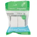 Механизм переключателя проходного двухклавишный AtlasDesign лотос IP20 Systeme Electric_5