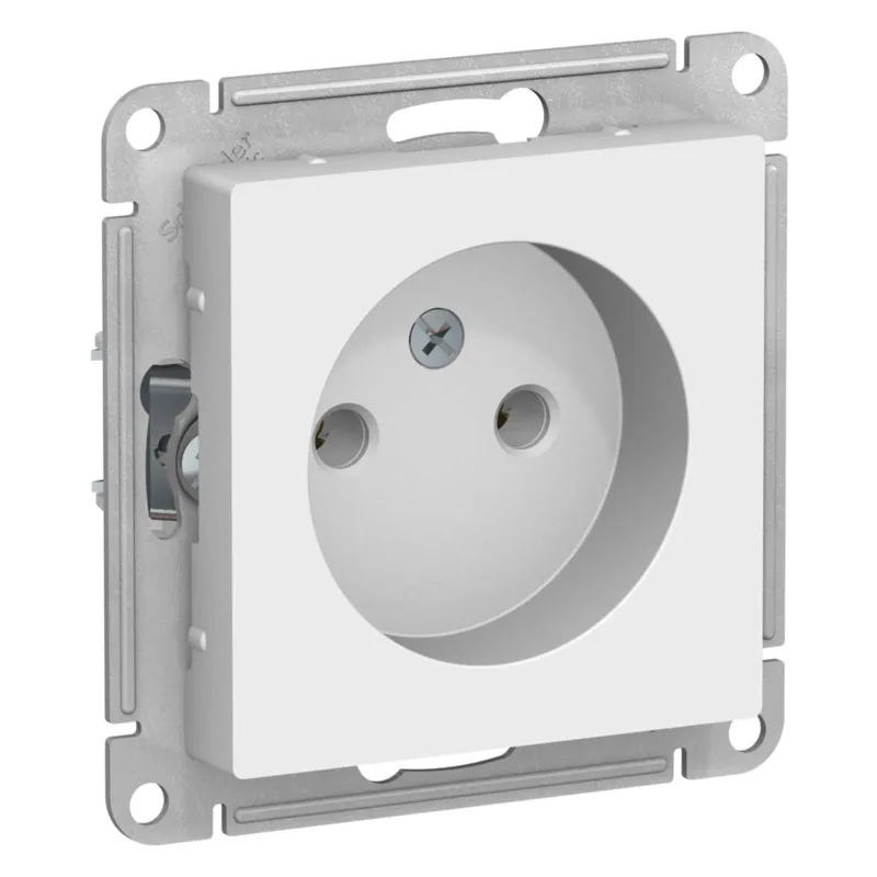 Механизм розетки без заземления AtlasDesign лотос IP20 Systeme Electric_1