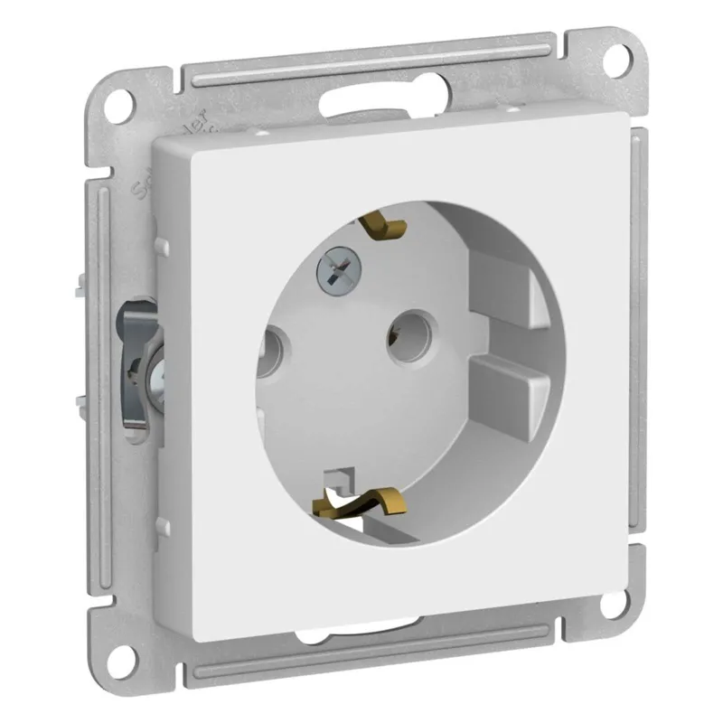 Механизм розетки с заземлением AtlasDesign лотос IP20 Systeme Electric_1