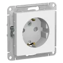 Механизм розетки с заземлением со шторками AtlasDesign лотос IP20 Systeme Electric_1