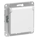 Механизм розетки с заземлением со шторками и крышкой AtlasDesign лотос IP20 Systeme Electric_1