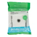 Механизм розетки ТВ оконечной AtlasDesign лотос IP20 Systeme Electric_3