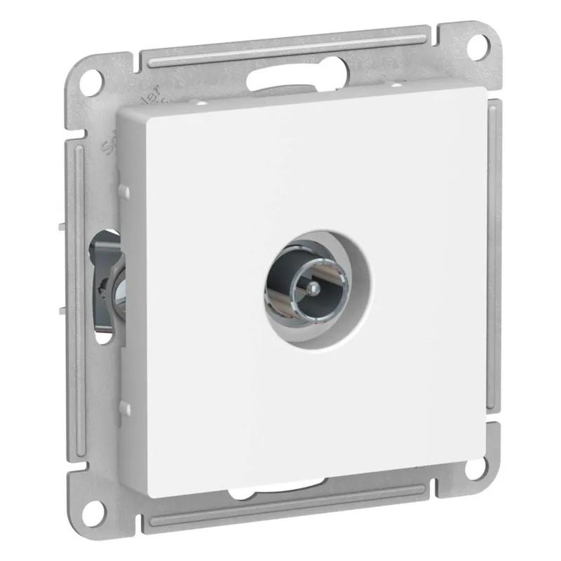 Механизм розетки ТВ проходной AtlasDesign лотос IP20 Systeme Electric_1