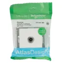 Механизм розетки ТВ проходной AtlasDesign лотос IP20 Systeme Electric_3