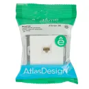Механизм розетки компьютерная RJ45 5E AtlasDesign лотос IP20 Systeme Electric_3