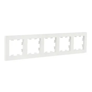 Изображение товара Рамка пятиместная Systeme Electric AtlasDesign цвет лотос Изображение товара Рамка пятиместная Systeme Electric AtlasDesign цвет лотос