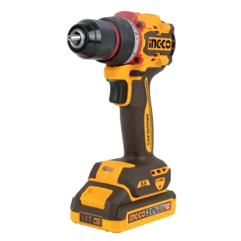 Изображение товара Бесщеточный шуруповерт Ingco CDLI205582 20В 2Ач быстрозажимной патрон Изображение товара Бесщеточный шуруповерт Ingco CDLI205582 20В 2Ач быстрозажимной патрон