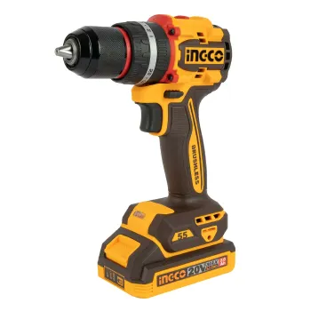Изображение товара Шуруповерт бесщеточный ударный Ingco CIDLI20558 20В 2х2 Ач срок службы Изображение товара Шуруповерт бесщеточный ударный Ingco CIDLI20558 20В 2х2 Ач срок службы
