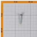 Саморез с прессшайбой шило 4,2х32мм усиленный, cерый графит (RAL 7024) 250шт Daxmer_4