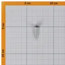 Саморез с прессшайбой шило 4,2х25мм усиленный, cерый графит (RAL 7024) 250шт Daxmer_4