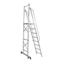 Стремянка-помост алюминиевая 8 ступеней 2,18м Новая высота_2