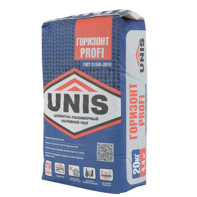 Пол наливной Unis Горизонт Profi универсальный 20 кг_1