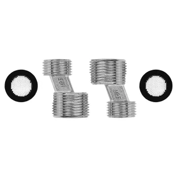 Изображение товара Эксцентрики для смесителя Masterprof 2 шт никелированная латунь Изображение товара Эксцентрики для смесителя Masterprof 2 шт никелированная латунь