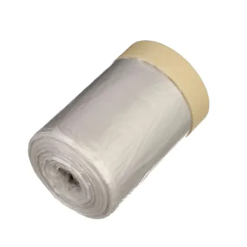 Изображение товара Пленка защитная с малярной лентой 0,55х25 м 8 мкм РемоКолор Изображение товара Пленка защитная с малярной лентой 0,55х25 м 8 мкм РемоКолор