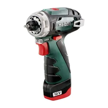 Изображение товара Многофункциональный шуруповерт Metabo PowerMaxx BS 12В с аккумулятором 2Ач и подсветкой Изображение товара Многофункциональный шуруповерт Metabo PowerMaxx BS 12В с аккумулятором 2Ач и подсветкой