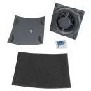 Вентилятор осевой вытяжной D100 25дБ 90м³/ч 220х175 мм темно-серый Era Breeze_5